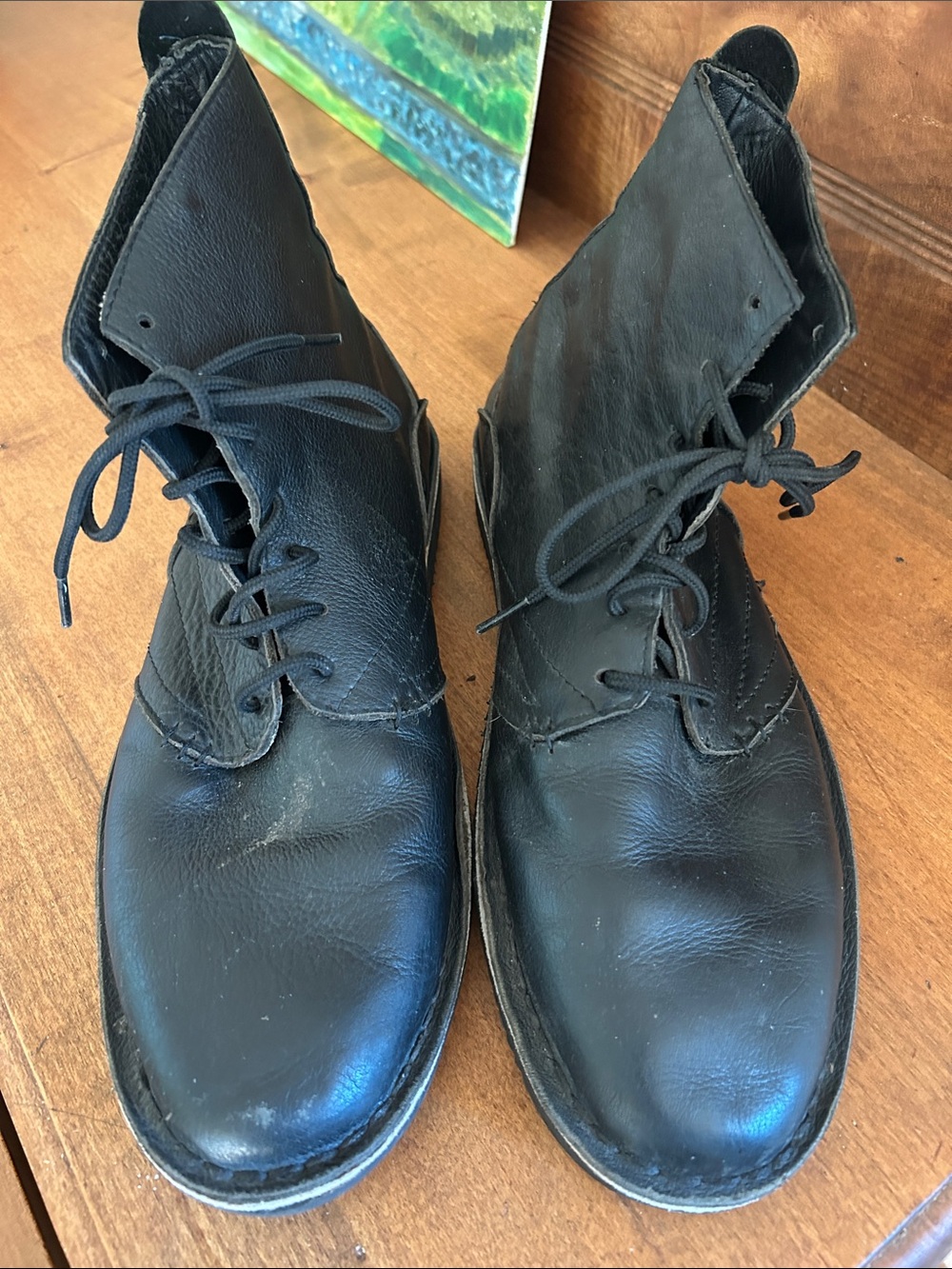 Oliberte black leather boots size 42